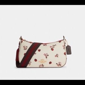 Coach JES BAGUETTE WITH LADYBUG FLORAL PRINT